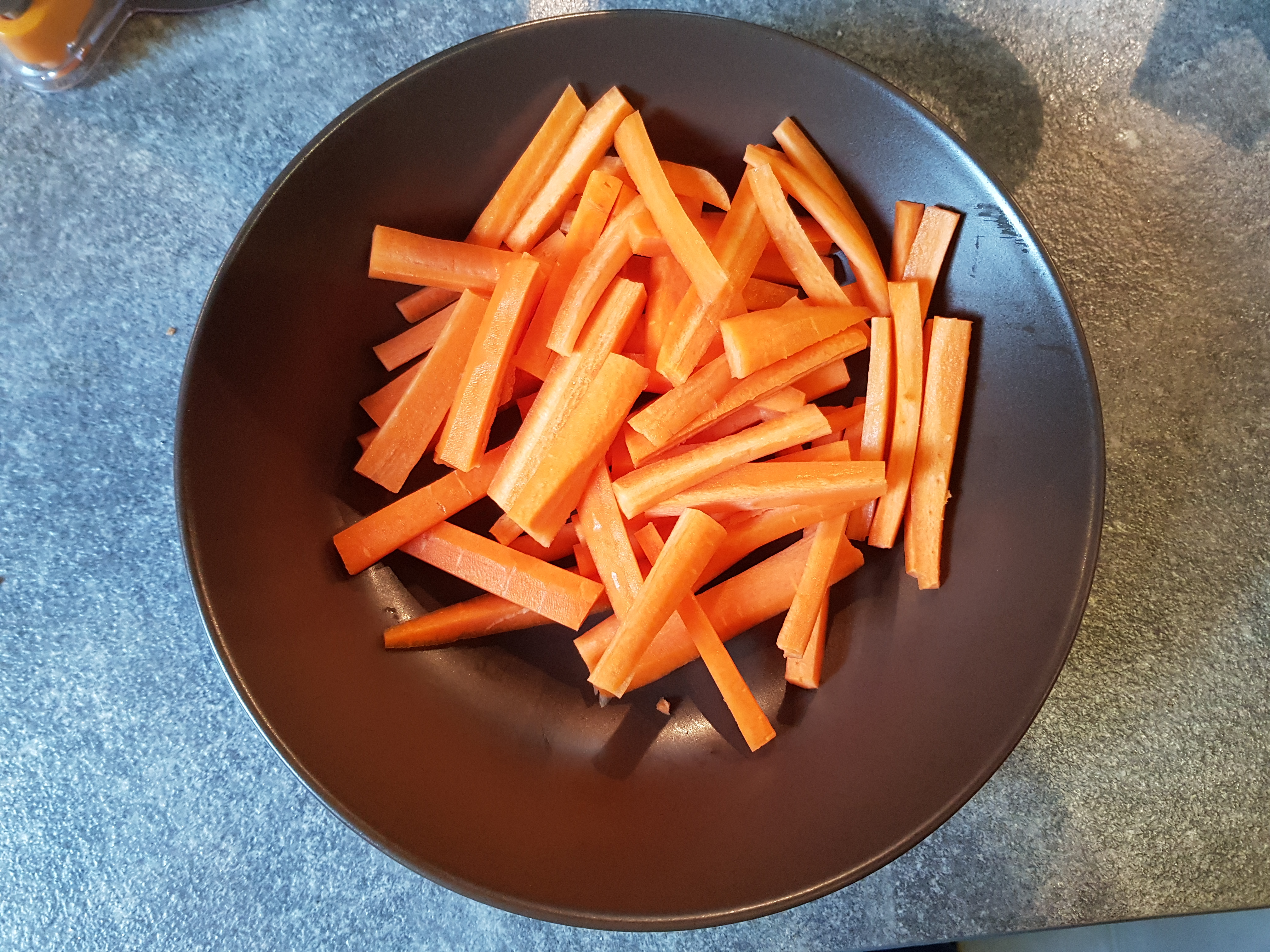 émincé de carottes